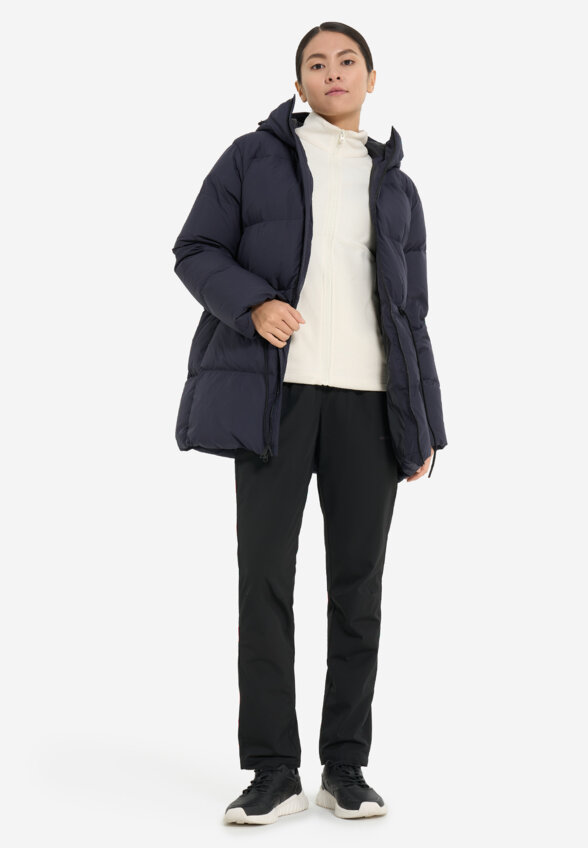 Пуховик женский Jack Wolfskin Kirschallee, Синий