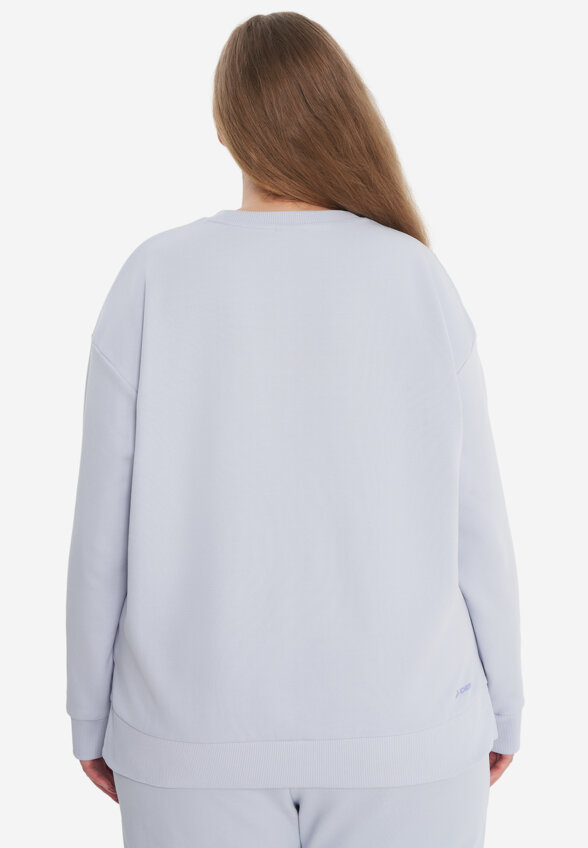 Свитшот женский Demix, Plus Size, Фиолетовый