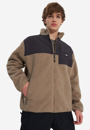 Джемпер флисовый мужской Quiksilver Shallow Water, Коричневый