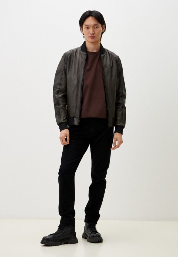 Куртка кожаная Urban Fashion for Men