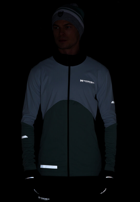 Куртка для беговых лыж мужская Nordski Pro 2.0, Голубой