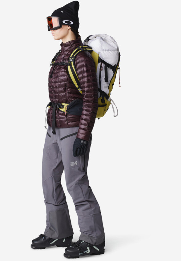 Пуховик женский Mountain Hardwear Ghost, Фиолетовый