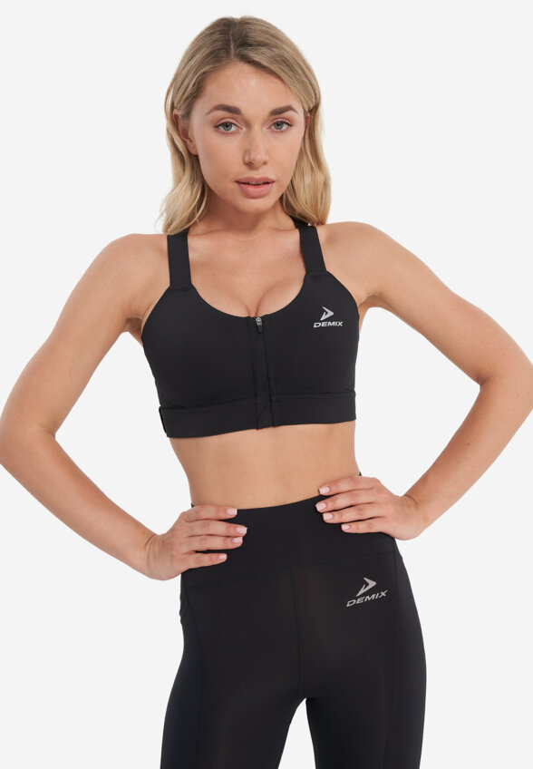 Топ бра спортивный Demix RaceWind Tech, Черный