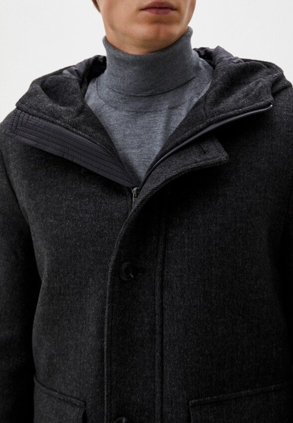 Пальто однобортное Madzerini