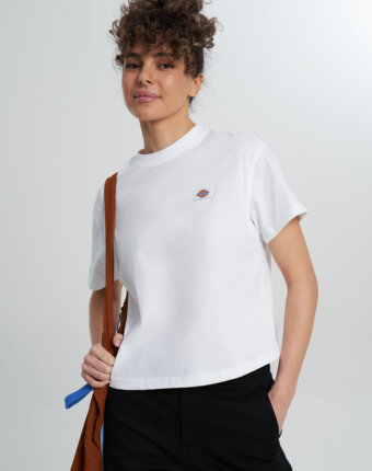 Футболка женская DICKIES Oakport Boxy, Белый женщинам