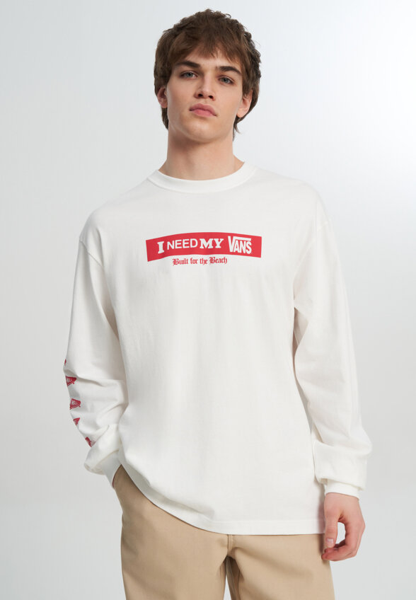 Лонгслив мужской Vans I Need My LS, Белый