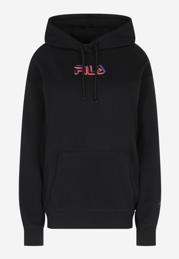 Худи женское оверсайз FILA, Черный