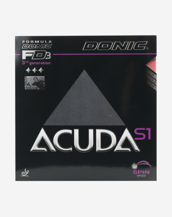 Накладка для ракетки DONIC Acuda S1, Черный женщинам