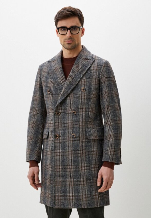 Пальто двубортное Van Cliff