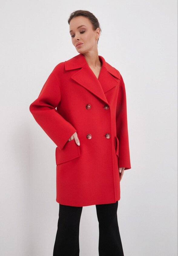 Пальто двубортное ReaLegenda