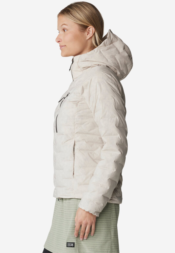 Ультралегкий пуховик женский Mountain Hardwear Stretchdown, Бежевый
