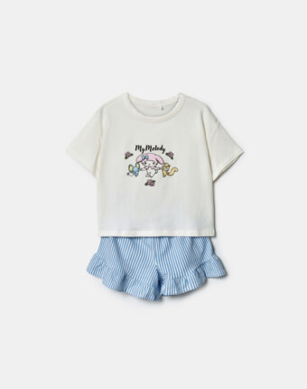 Пижама с принтом Hello Kitty My Melody для девочек детям