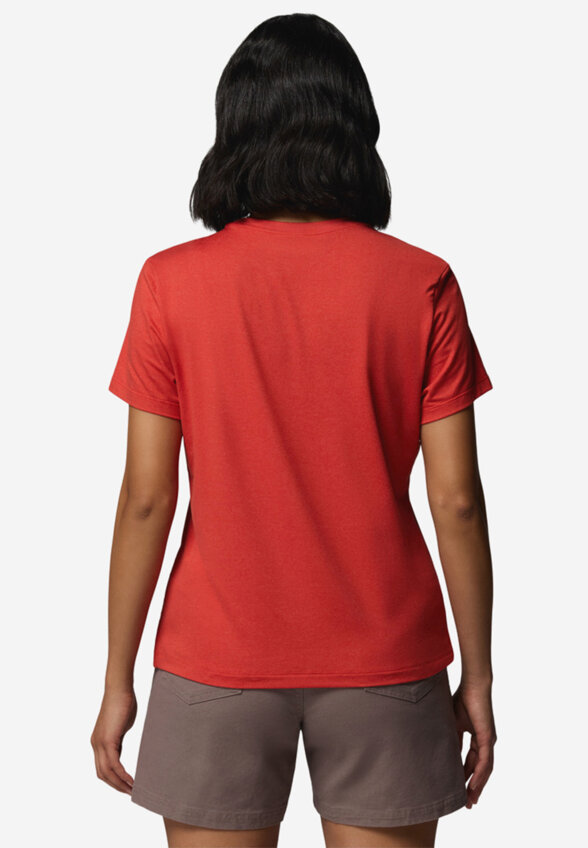 Футболка женская Columbia Parsons Point SS Logo Tee, Красный