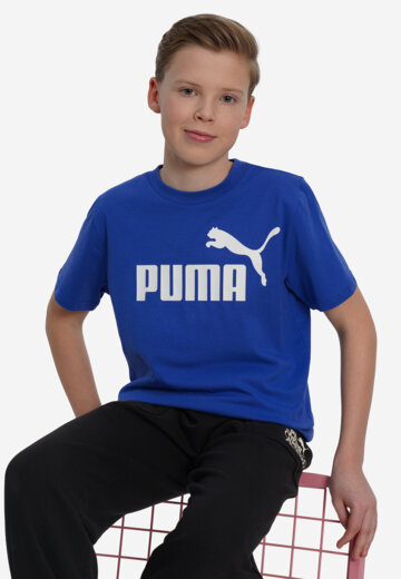 Футболка для мальчиков PUMA Ess No. 1 Logo, Синий