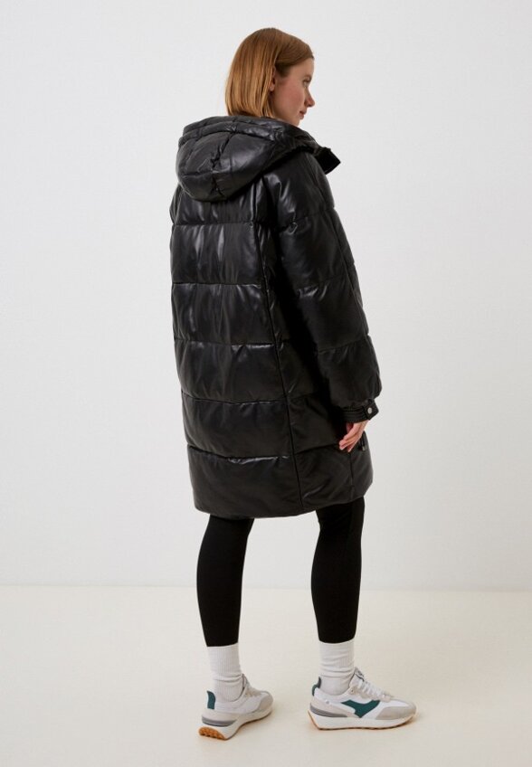 Куртка кожаная утепленная Снежная Королева