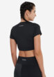 Футболка женская Reebok Lux Bold Cropped, Черный3  - превью