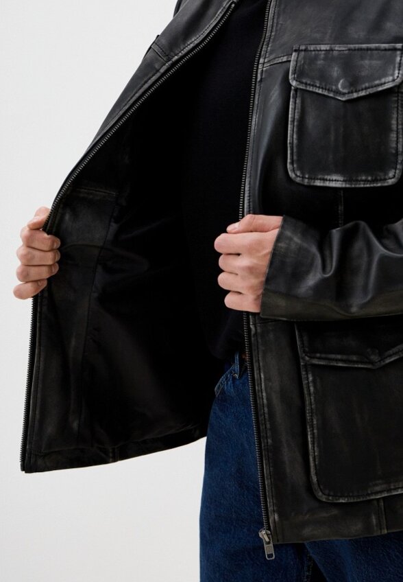 Куртка кожаная Jorg Weber