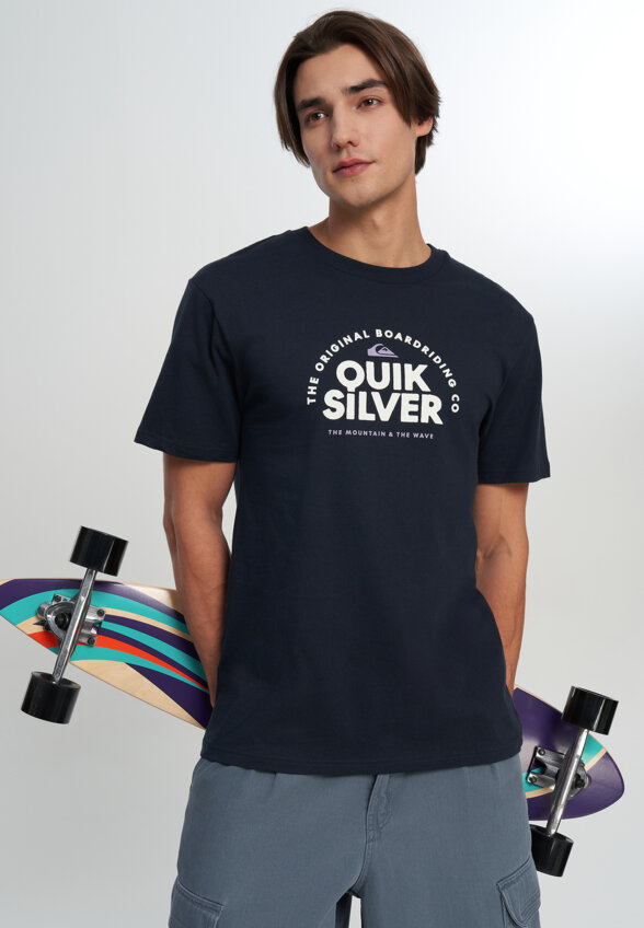 Футболка мужская Quiksilver Fundamental Ride, Синий