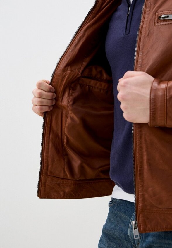 Куртка кожаная Jorg Weber