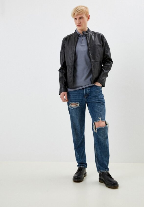 Куртка кожаная Urban Fashion for Men