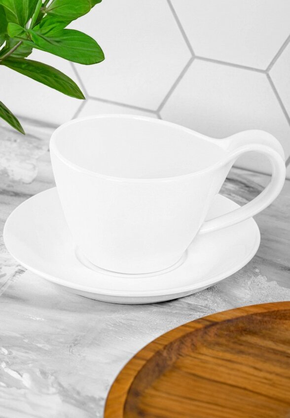 Чашка с блюдцем Elan Gallery