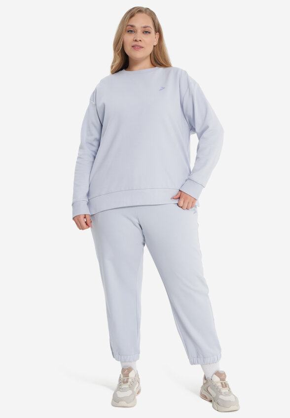 Свитшот женский Demix, Plus Size, Фиолетовый