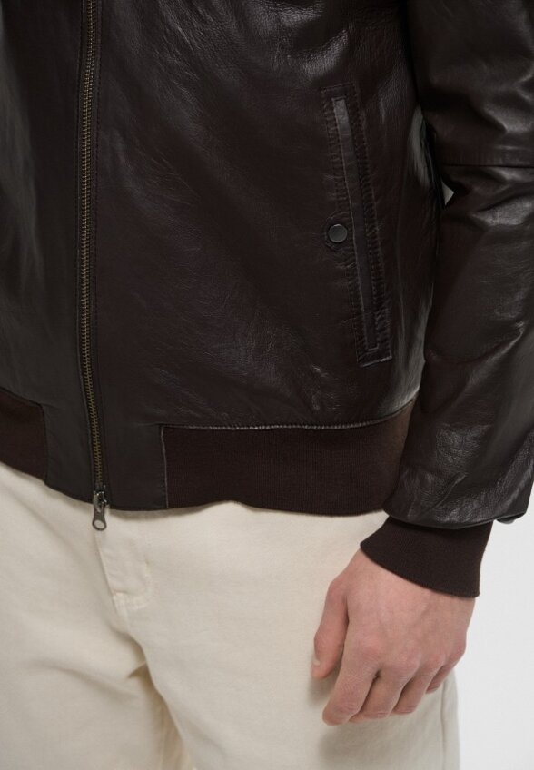 Куртка кожаная Blouson