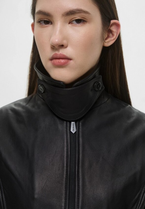 Куртка кожаная Trussardi