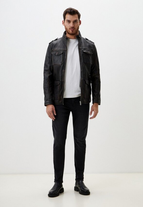 Куртка кожаная Jorg Weber