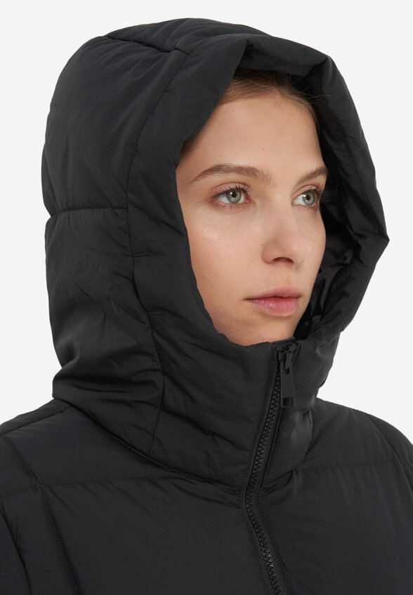 Пальто пуховое женское Jack Wolfskin Frozen Lake, Черный
