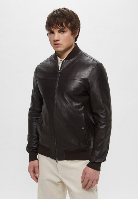 Куртка кожаная Blouson