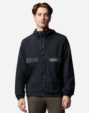 Ветровка мужская Columbia Spire Valley Hooded Windbreaker, Черный женщинам