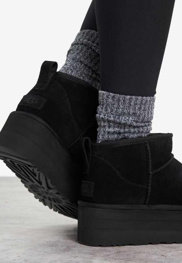 Угги женские UGG Classic Ultra Mini Platform, Черный
