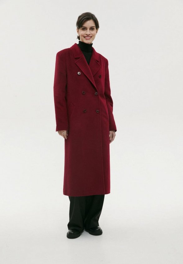 Пальто двубортное Eterlique