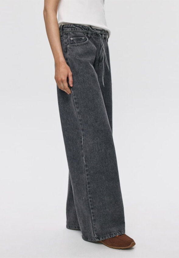 Джинсы WIDE LEG с низкой посадкой