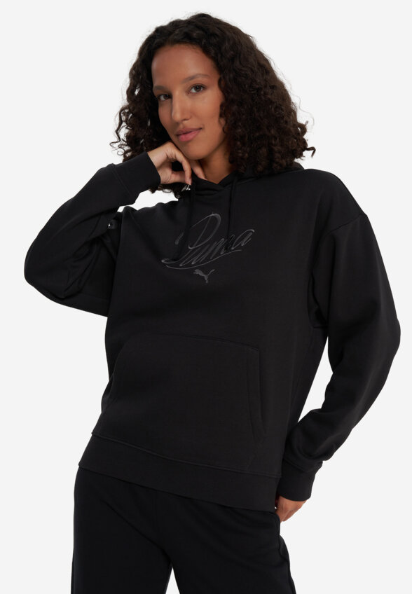 Худи женское PUMA Ess Script, Черный