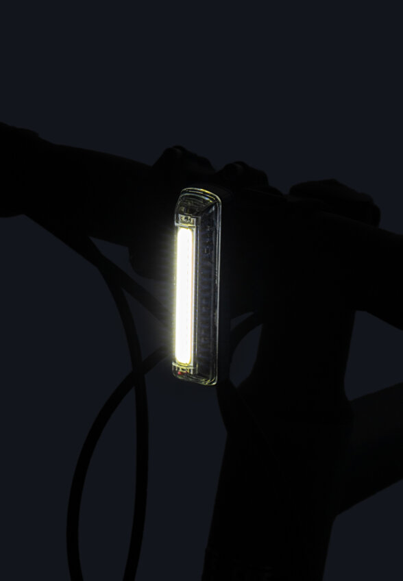 Фонарь велосипедный задний Moon, Черный