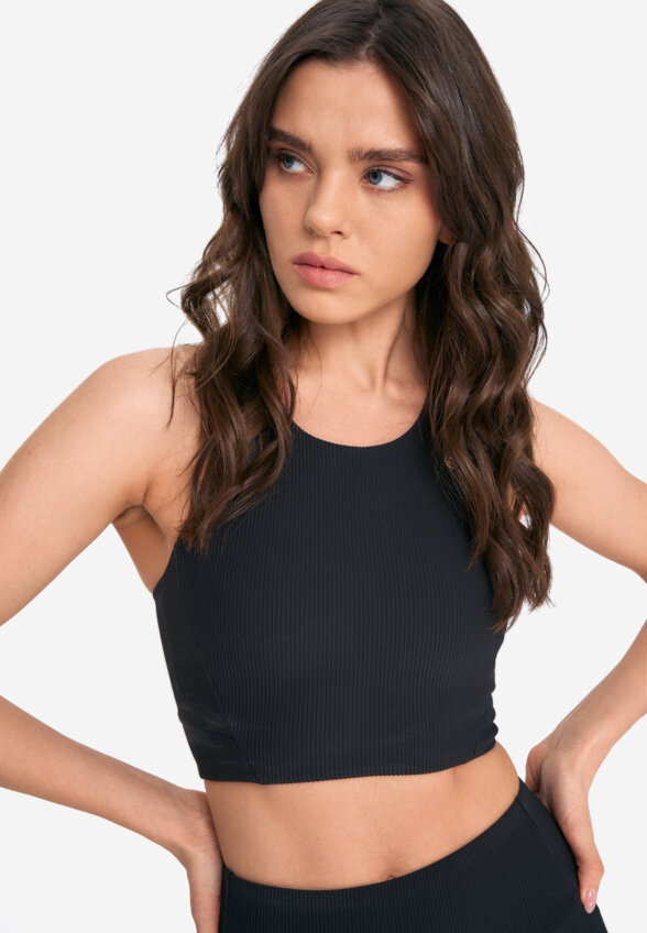 Топ бра спортивный Sensana IconicShape, Черный