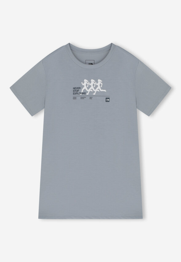 Футболка женская The North Face Bitmap Silhouettes, Голубой