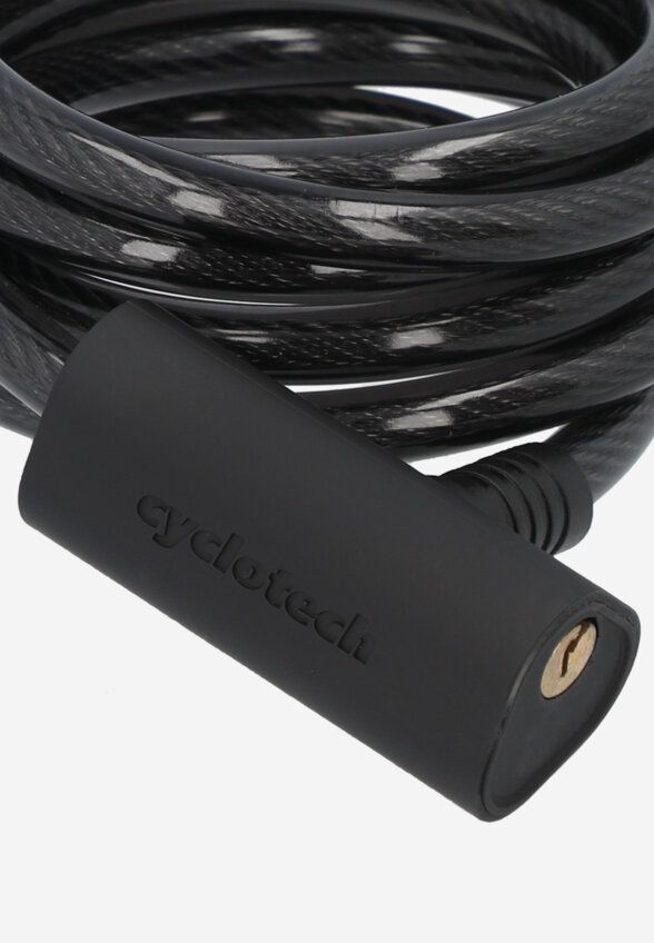 Замок велосипедный с ключами Cyclotech CLK-5, Черный