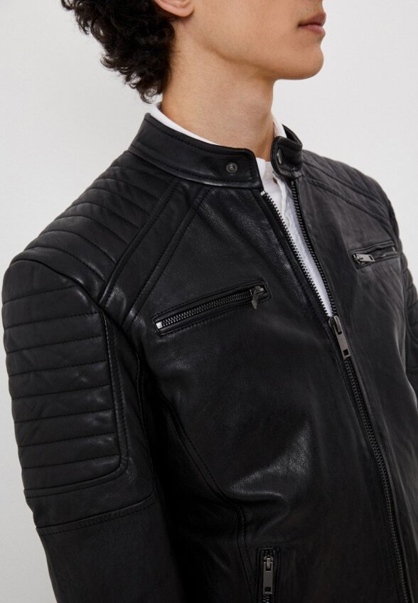 Куртка кожаная Urban Fashion for Men