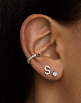 Моносерьга в виде буквы S MIESTILO MIE женщинам