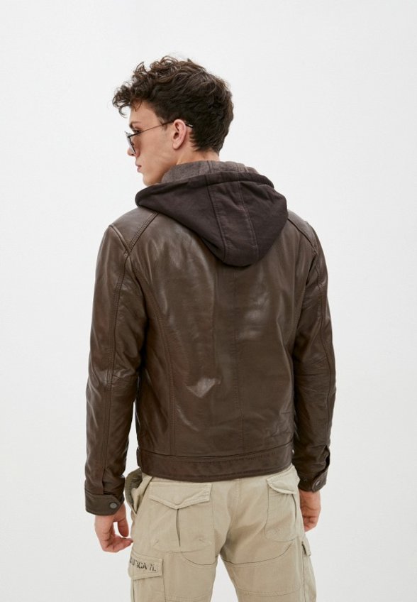 Куртка кожаная Serge Pariente