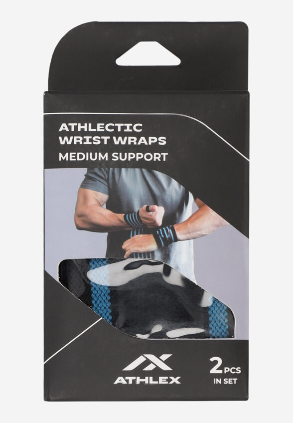 Бинты для фиксации запястий Athlex, Синий