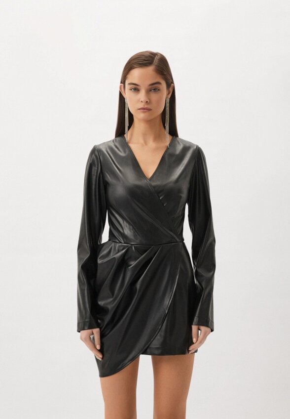 Платье кожаное Berhasm