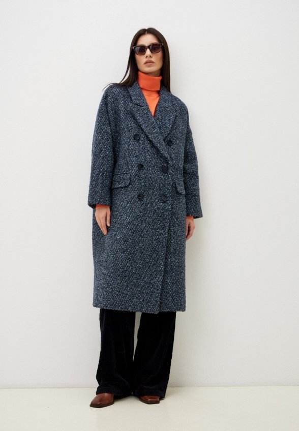 Пальто двубортное Belucci