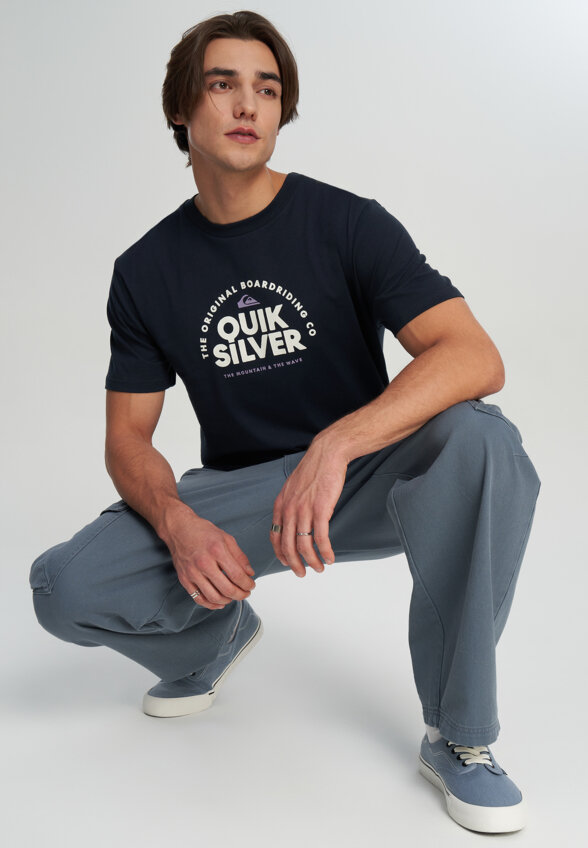 Футболка мужская Quiksilver Fundamental Ride, Синий