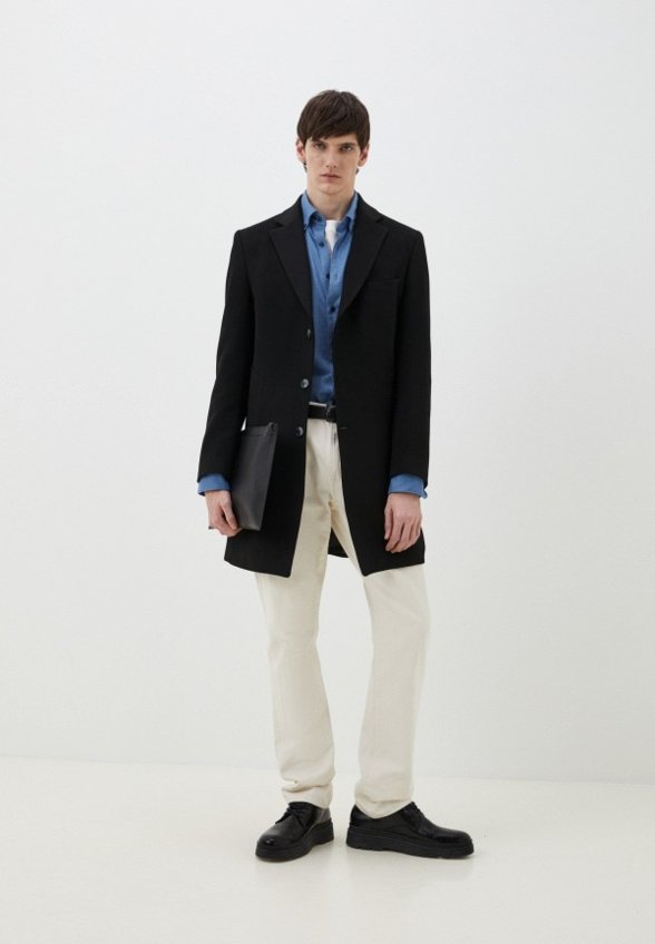 Пальто однобортное Salvatore Brunacci