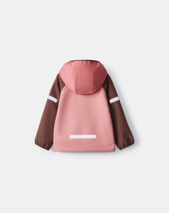 Ветровка Softshell на флисе для девочек детям