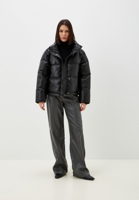 Куртка кожаная утепленная O'STIN